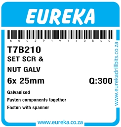 T7B210 - Set Screw & Nut -T7B210_Label_T